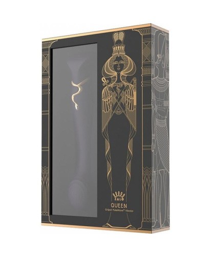 Zalo Queen G-Spot Pulse Wave Vibe - Премиальный вибратор для точки G с функцией нагрева, 21,5х3,5 см (фиолетовый)